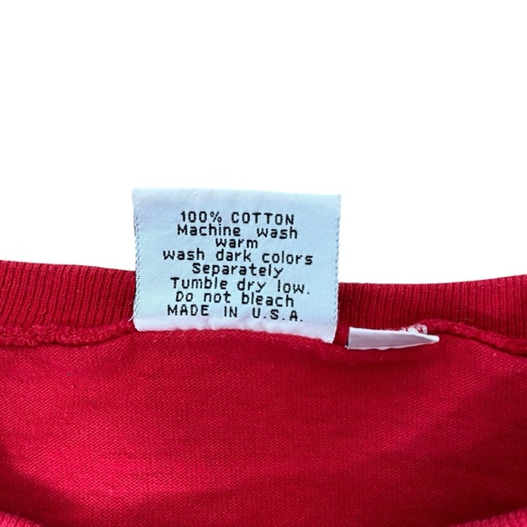 Vintage Johnny Was Women’s Red Long Sleeve Shirt Embroidered Fish One Size - Picture 7 of 8